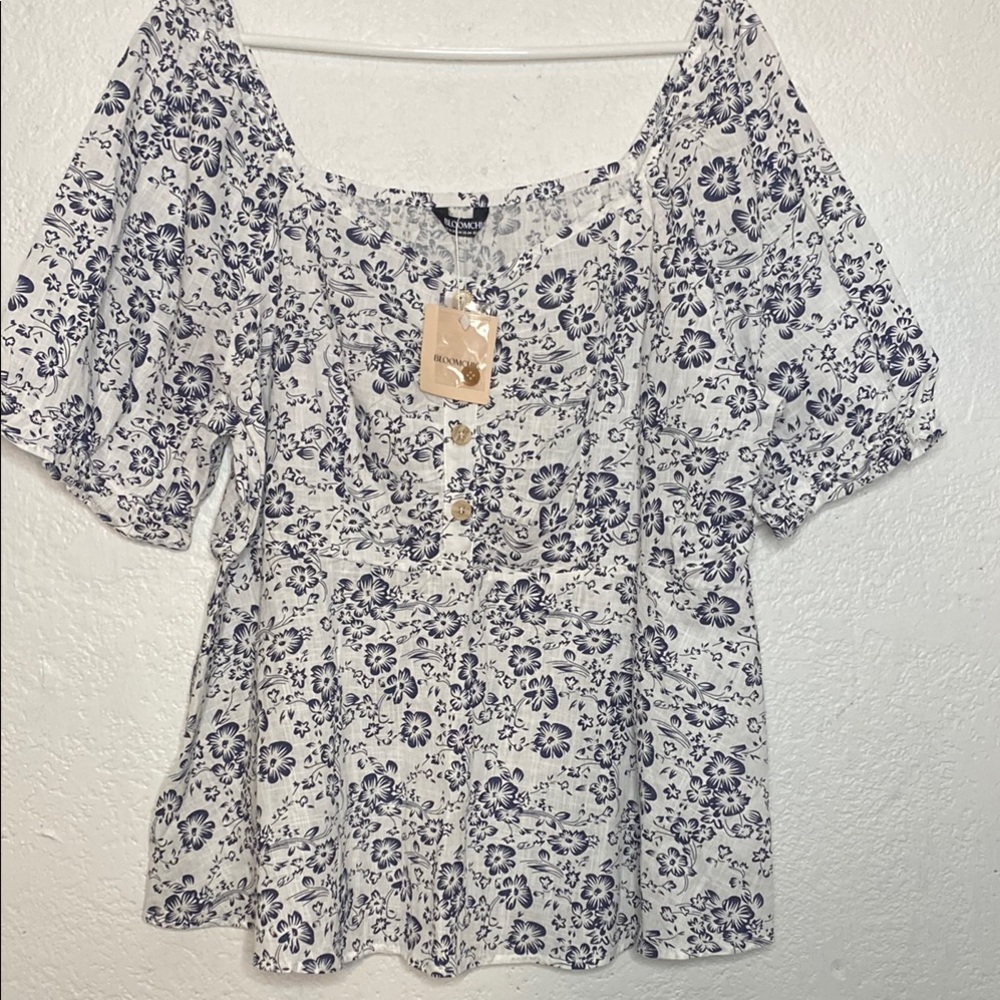 Floral Print Women's Top